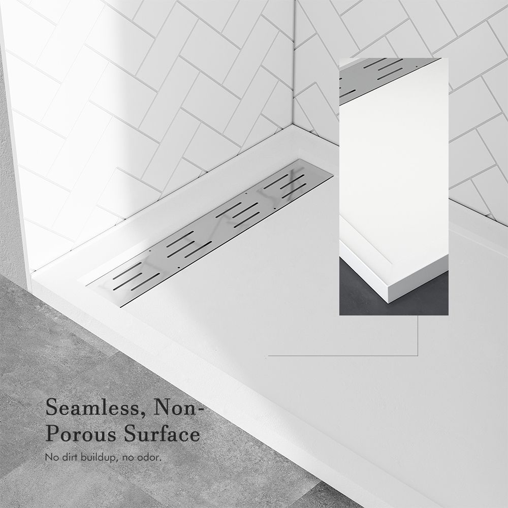 KT-ST012 36×60 Shower Pan Stone Resin Solid Surface Tray