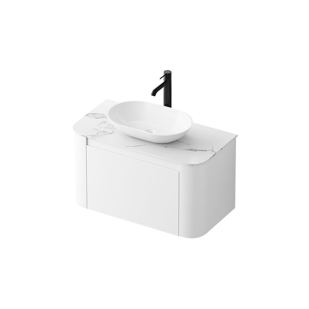 KT-BC2508 Single Drawer Wall-Mounted Bathroom Vanity