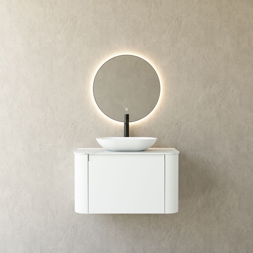 KT-BC2508 Single Drawer Wall-Mounted Bathroom Vanity