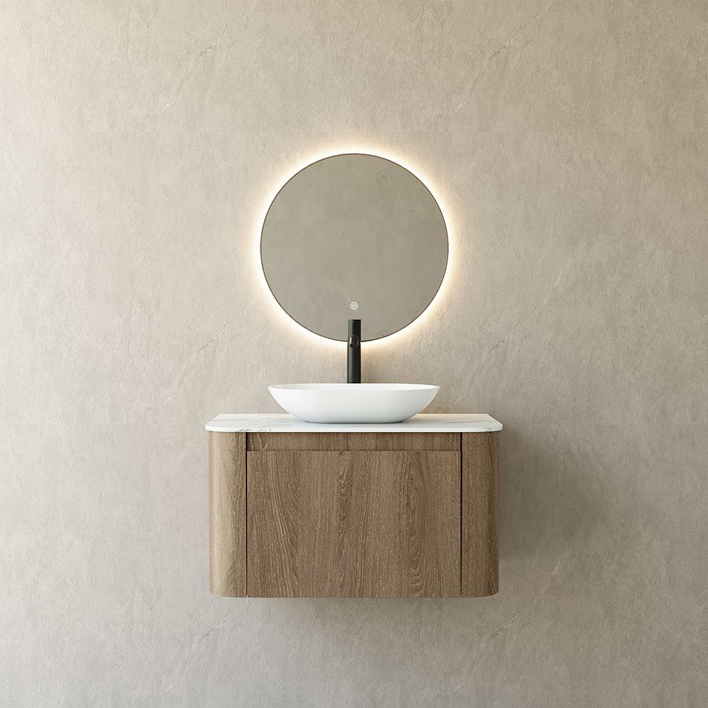 KT-BC2509 Wall-Mounted Single Drawer Bathroom Vanity