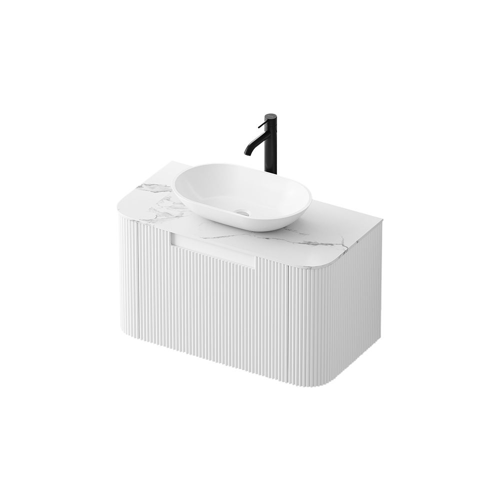 KT-BC2510 Wall-Mounted Single Drawer Bathroom Vanity