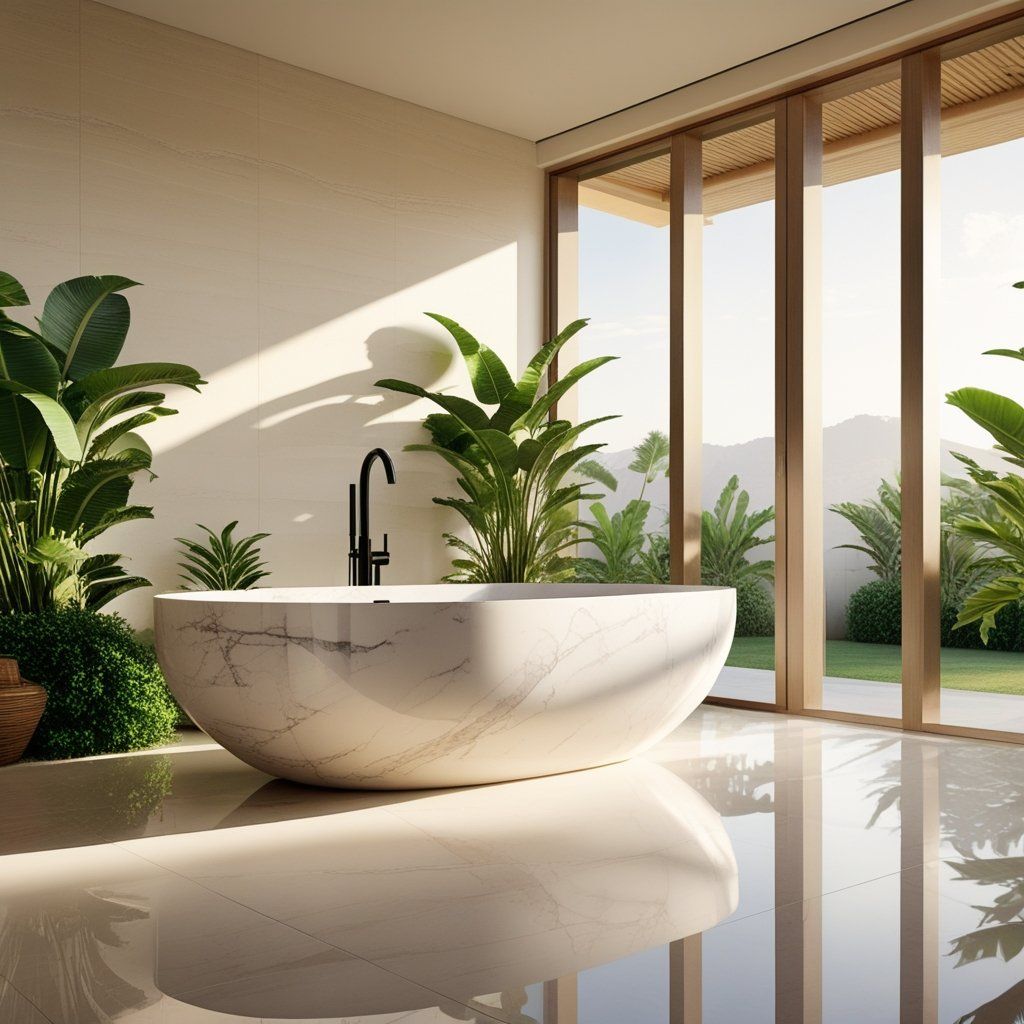 Future Design Trends and Innovative Technologies of Marble-Texture Solid Surface Bathtubs