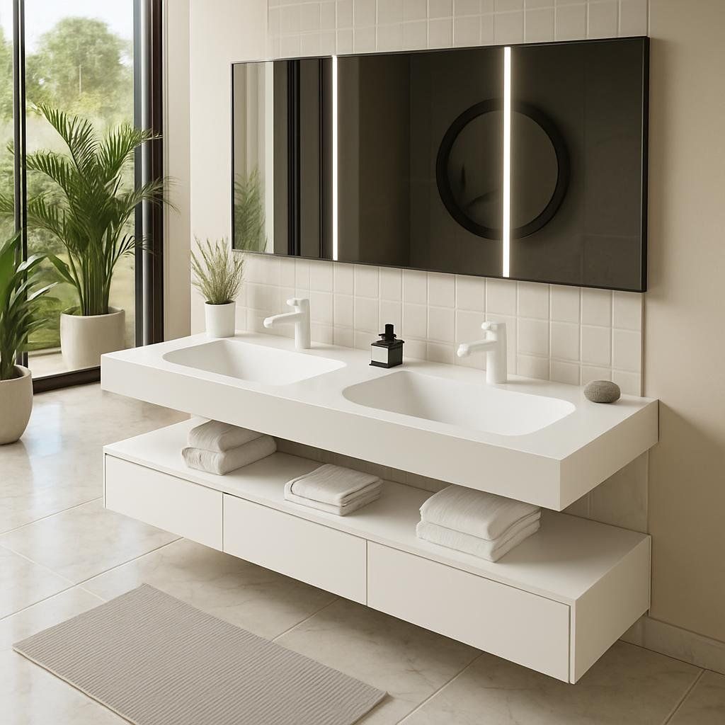 Is a Solid Surface Pedestal Sink Best for a Small Bathroom?