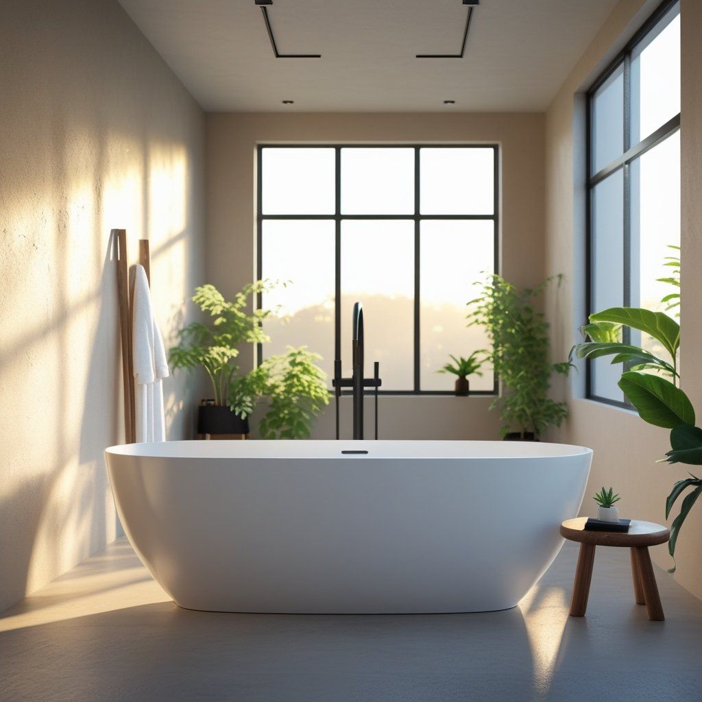 A Bathtub Is More Than Bathing: The Sense of Ritual Brought by Solid Surface Bathtubs in Modern Living