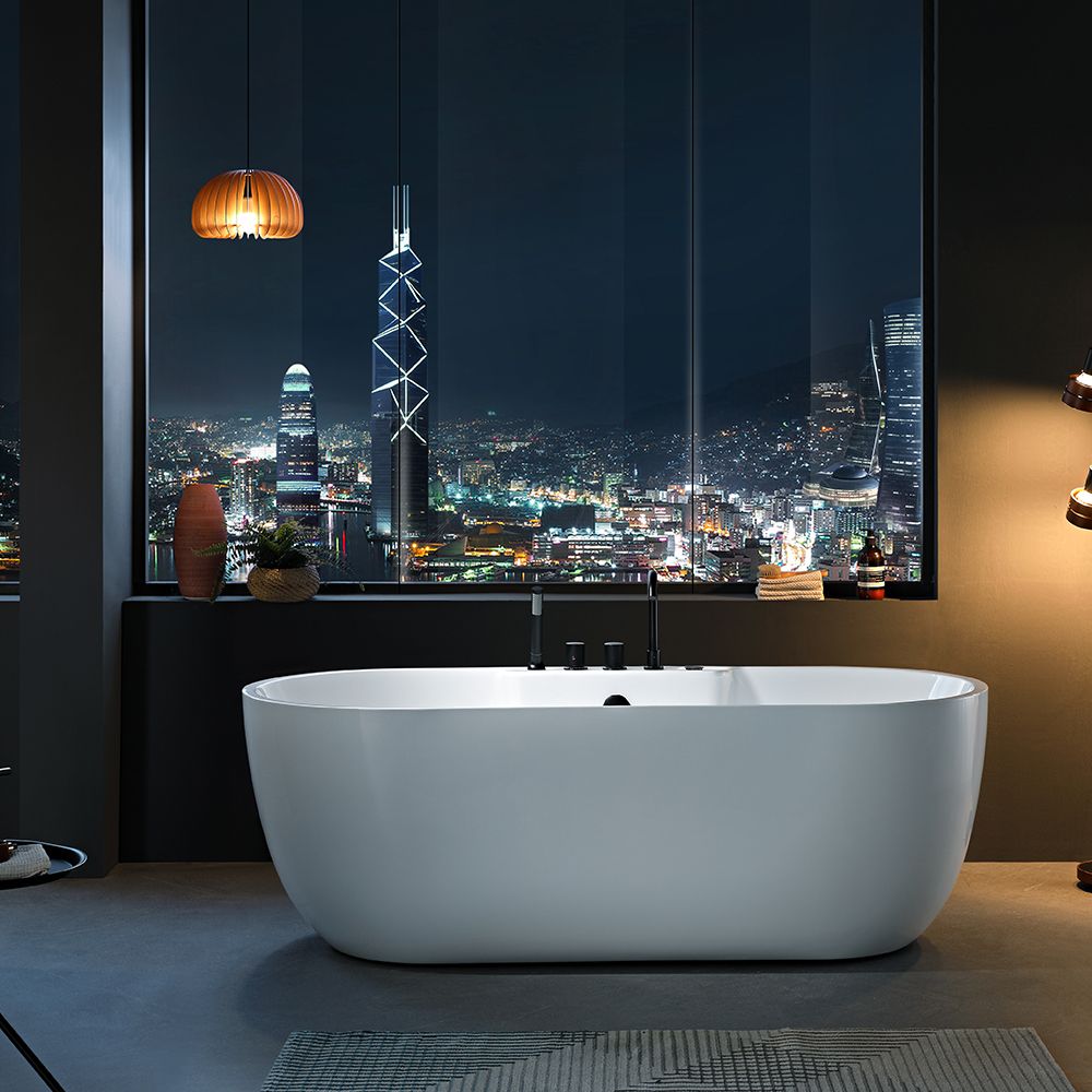 KT-8021 Freestanding Massage Bathtub