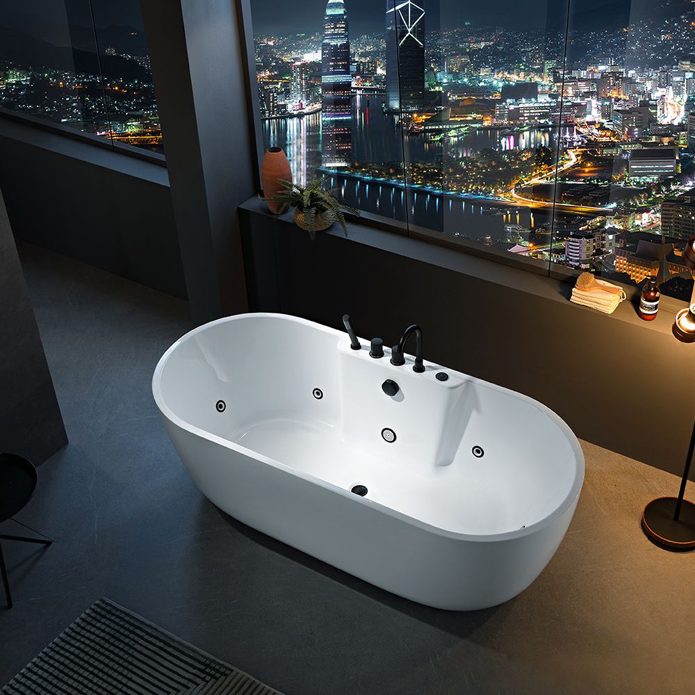 KT-8021 Freestanding Massage Bathtub