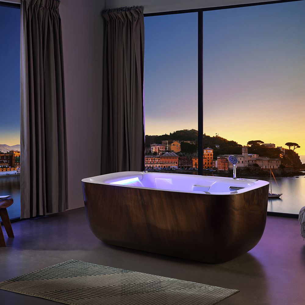 KT-8059 Freestanding Massage Bathtub