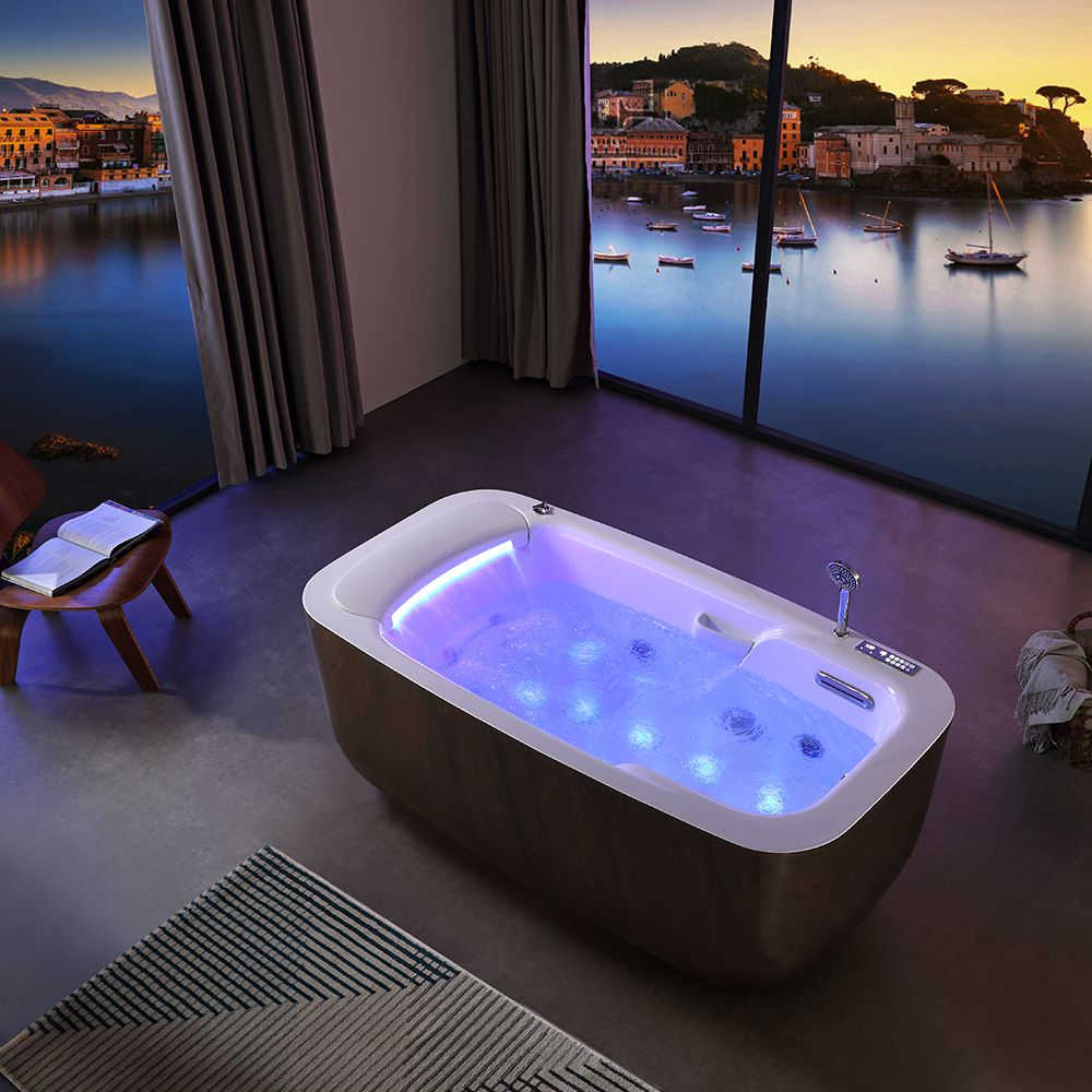 KT-8059 Freestanding Massage Bathtub