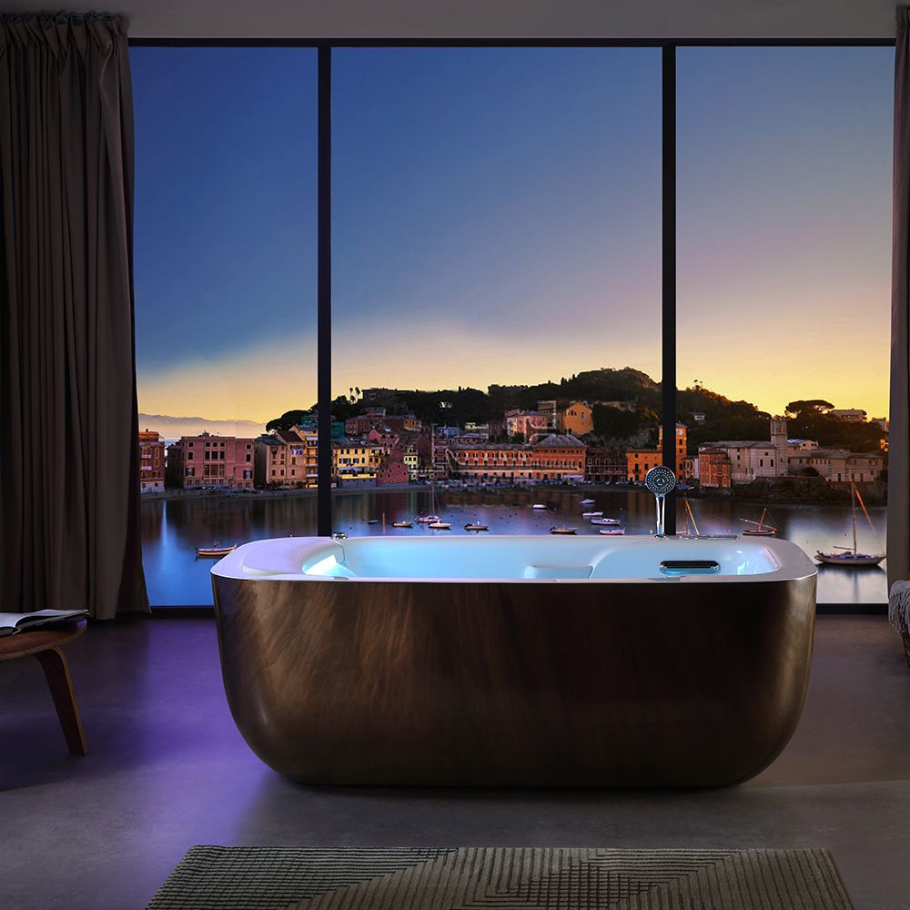 KT-8059 Freestanding Massage Bathtub