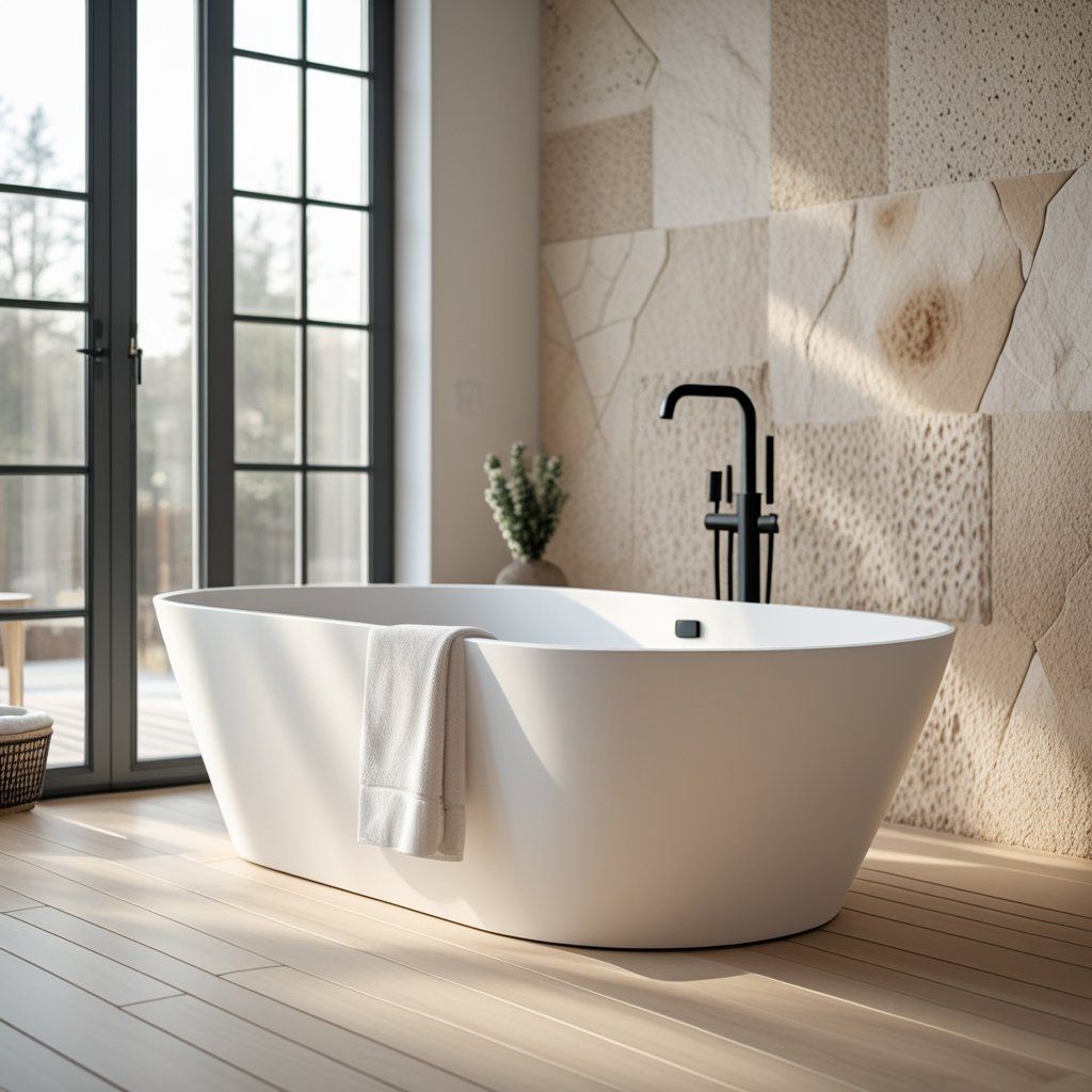 Transform Your Bathroom with a Solid Surface Soaking Tub