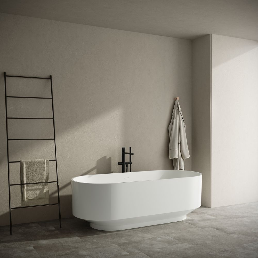 KT-8217 Oval Solid Surface Freestanding Bathtub