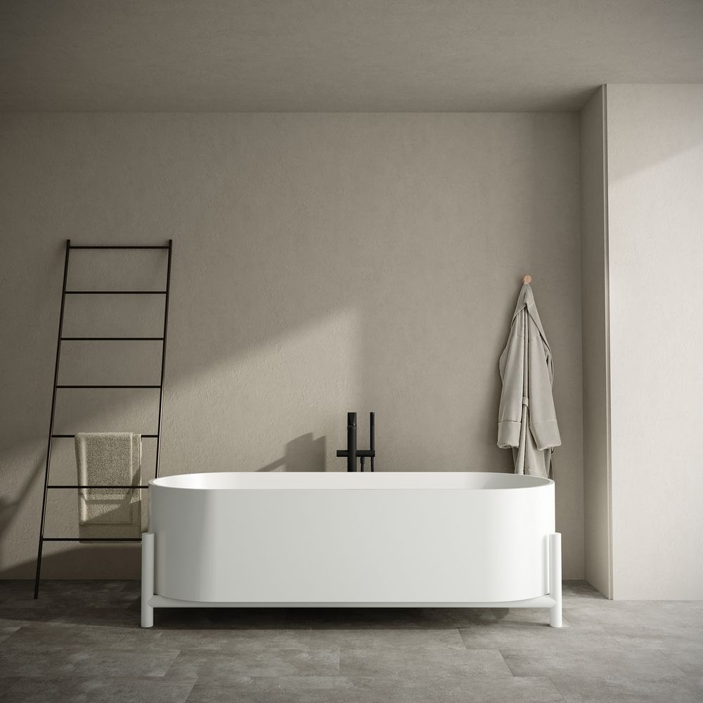 KT-8301 Modern Luxury Artistic Solid Surface Bathtub