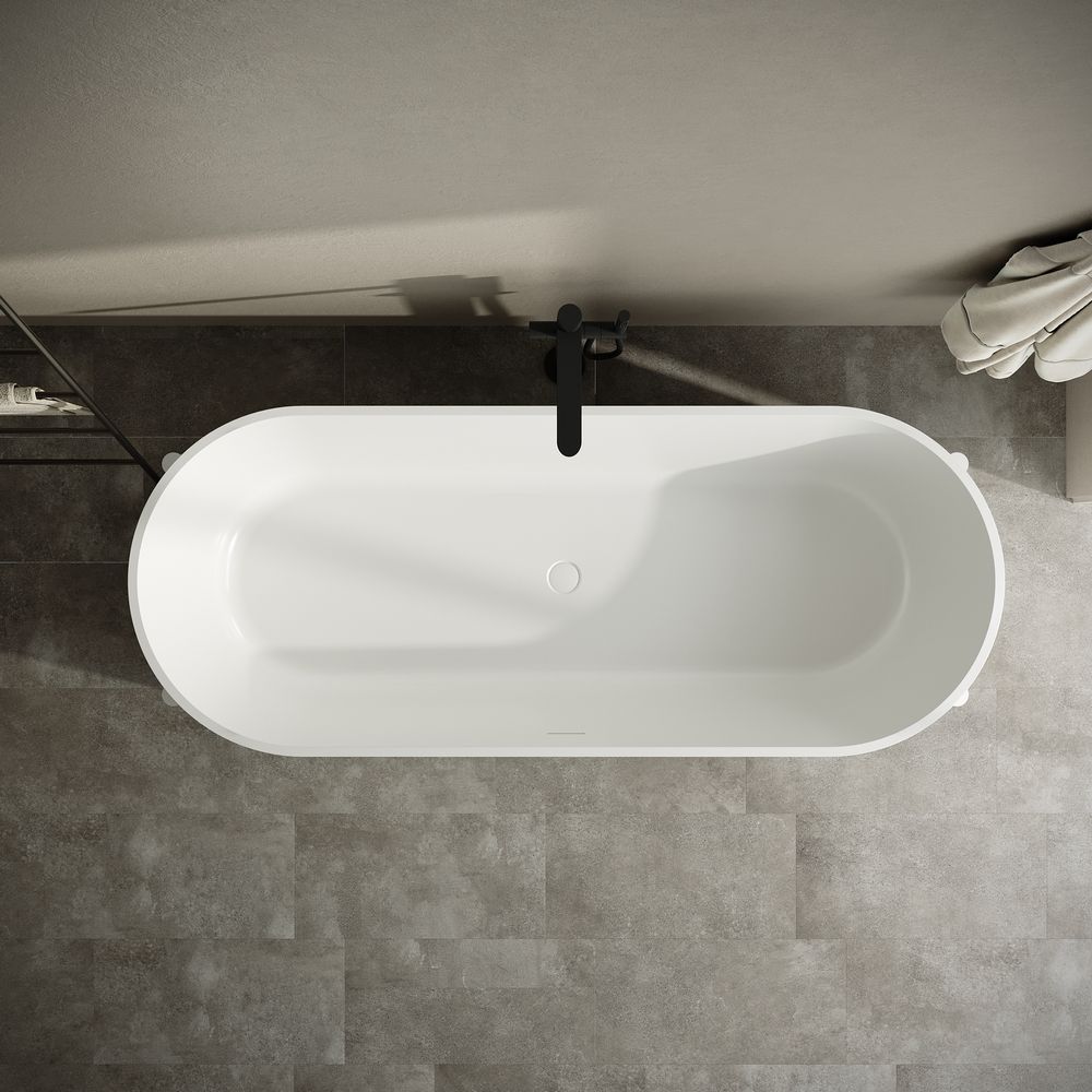 KT-8301 Modern Luxury Artistic Solid Surface Bathtub
