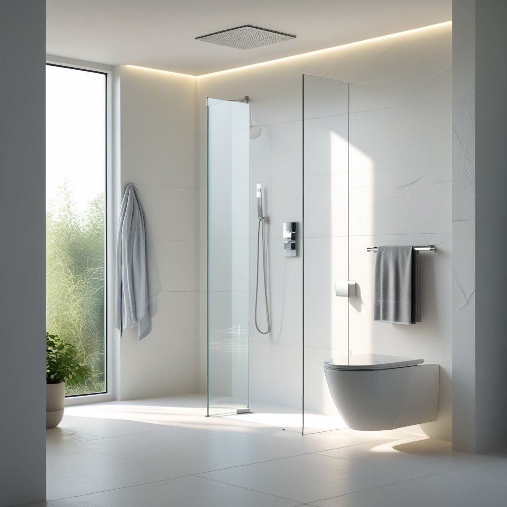 Solid Surface Shower Walls for Small Bathrooms: Space-Saving Ideas