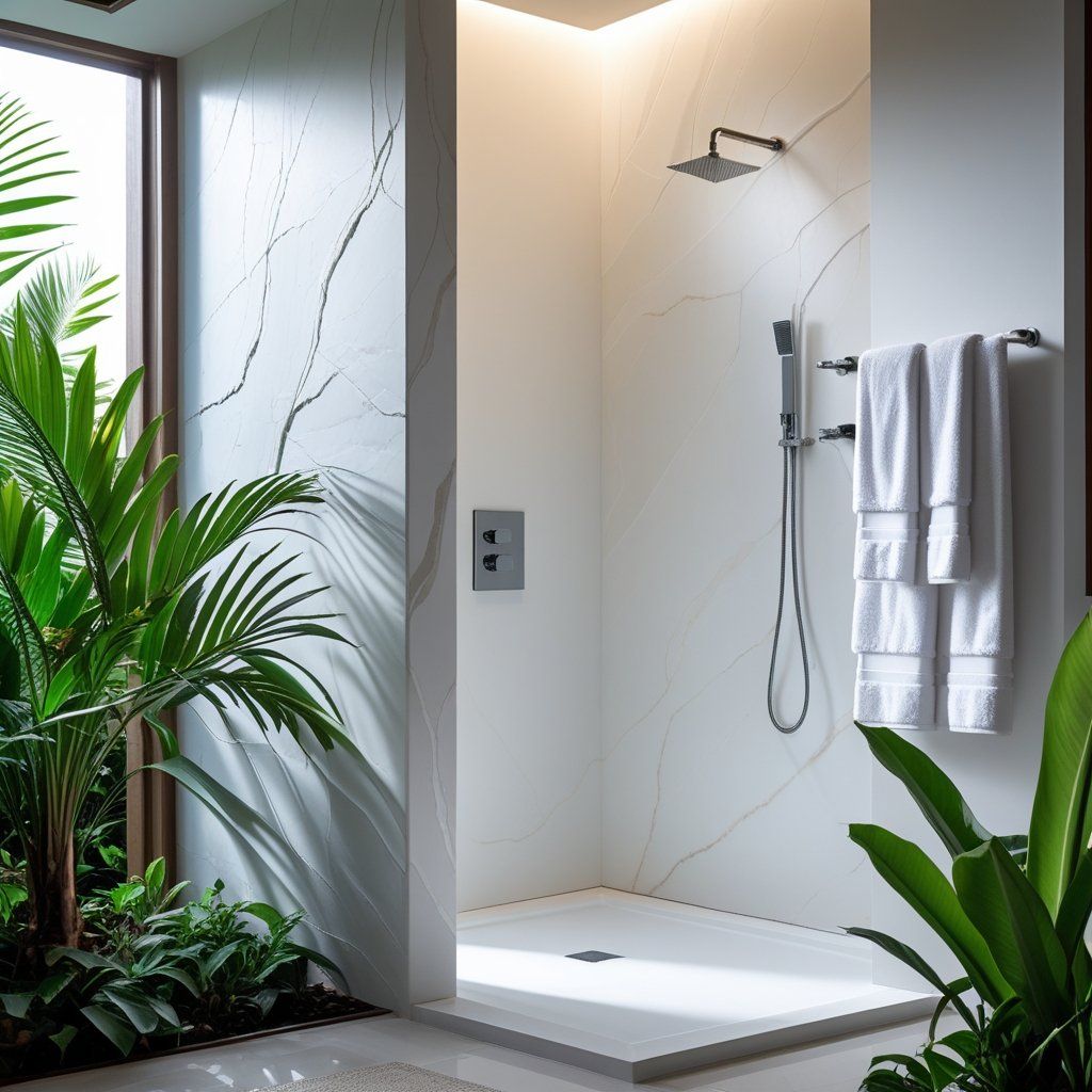 Why More People Are Choosing Solid Surface Shower Wall Panels For Modern Bathrooms