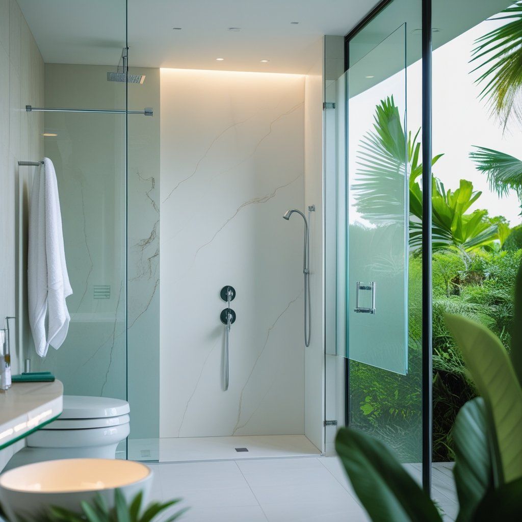 Easy Installation, Long-Lasting Beauty: Solid Surface Shower Panels