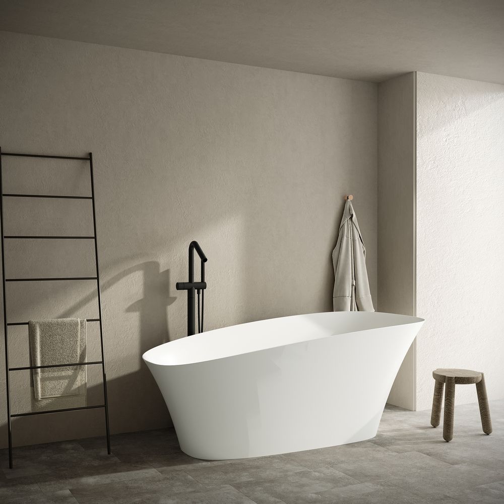 KT - 8404 Artistic Curved Solid Surface Bathtub