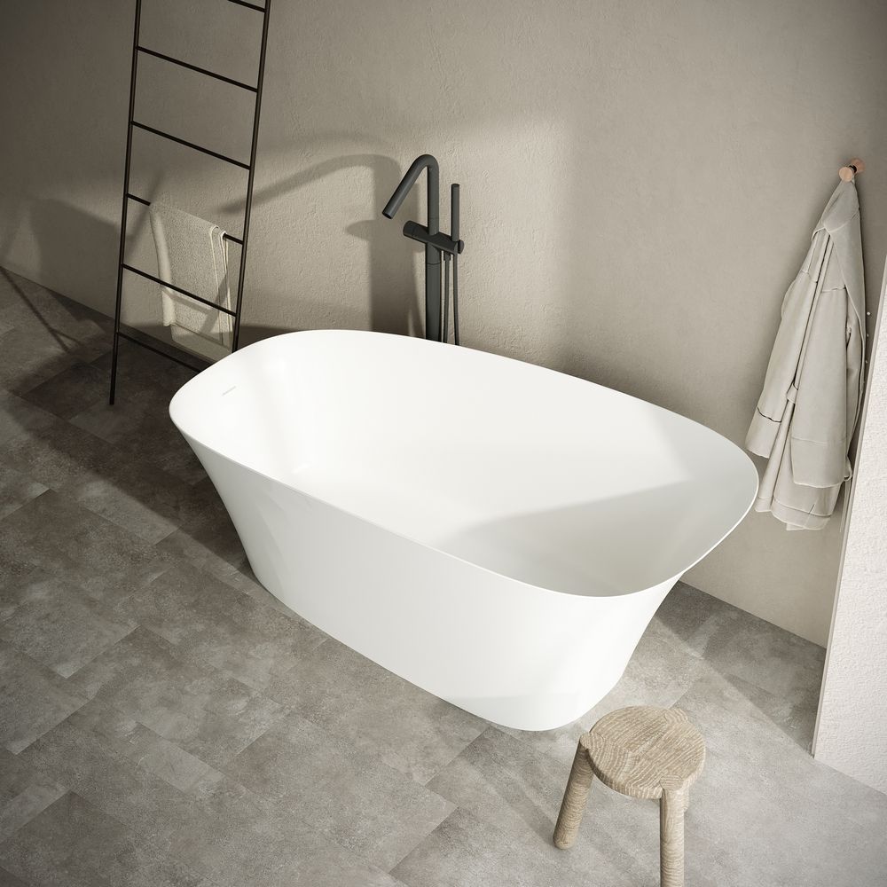 KT - 8404 Artistic Curved Solid Surface Bathtub