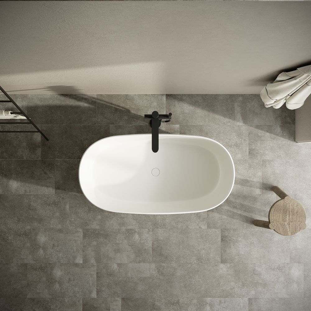 KT - 8405 Oval Luxury Solid Surface Bathtub