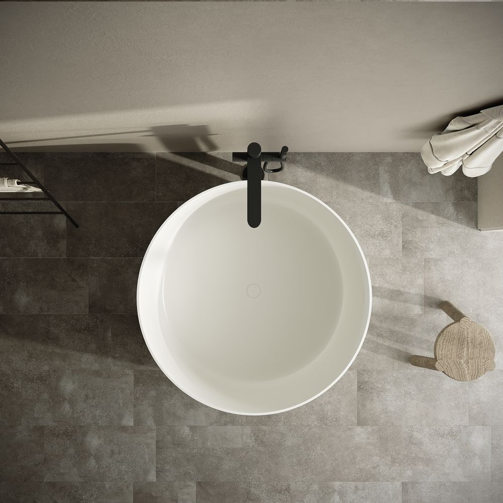 KT - 8406 Round Luxury Solid Surface Bathtub