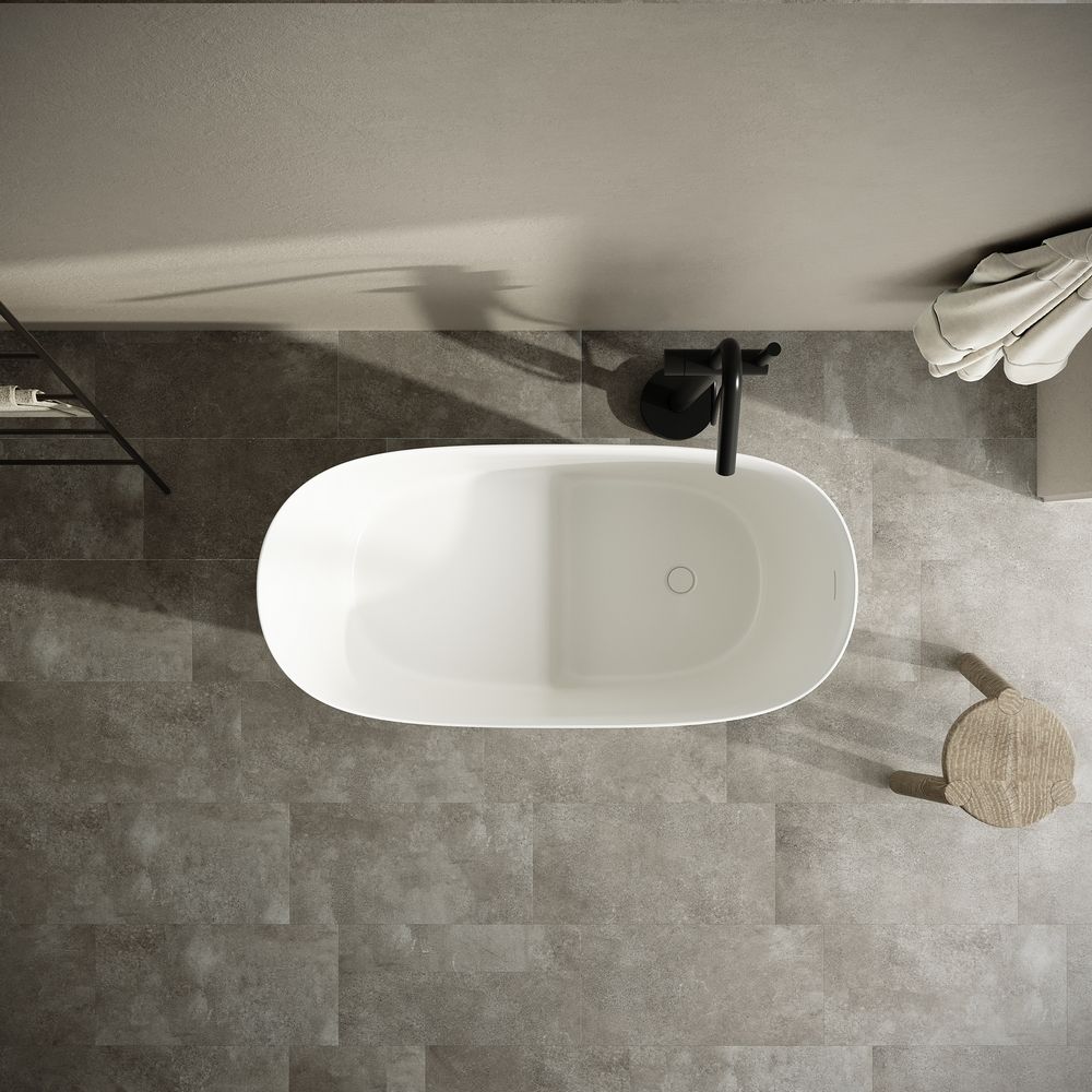 KT - 8408 Modern Minimalist Freestanding Solid Surface Bathtub
