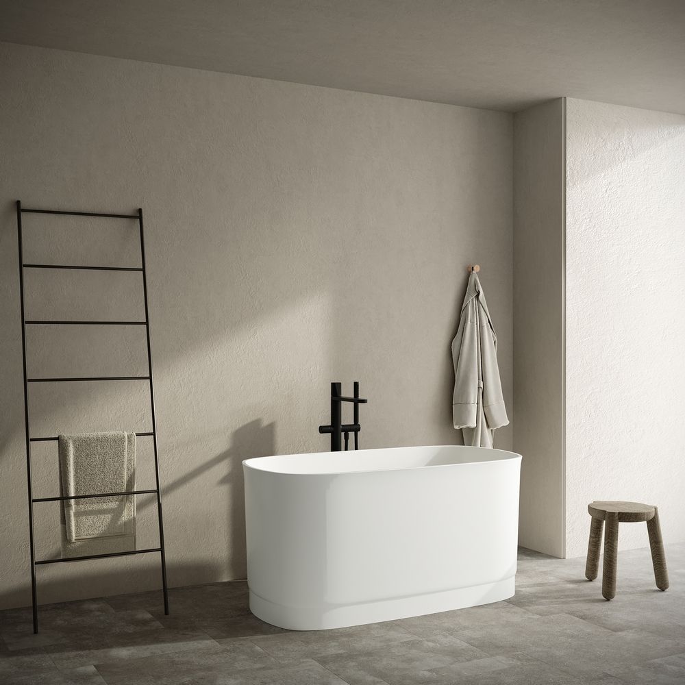 KT - 8409 Modern Minimalist Solid Surface Freestanding Bathtub