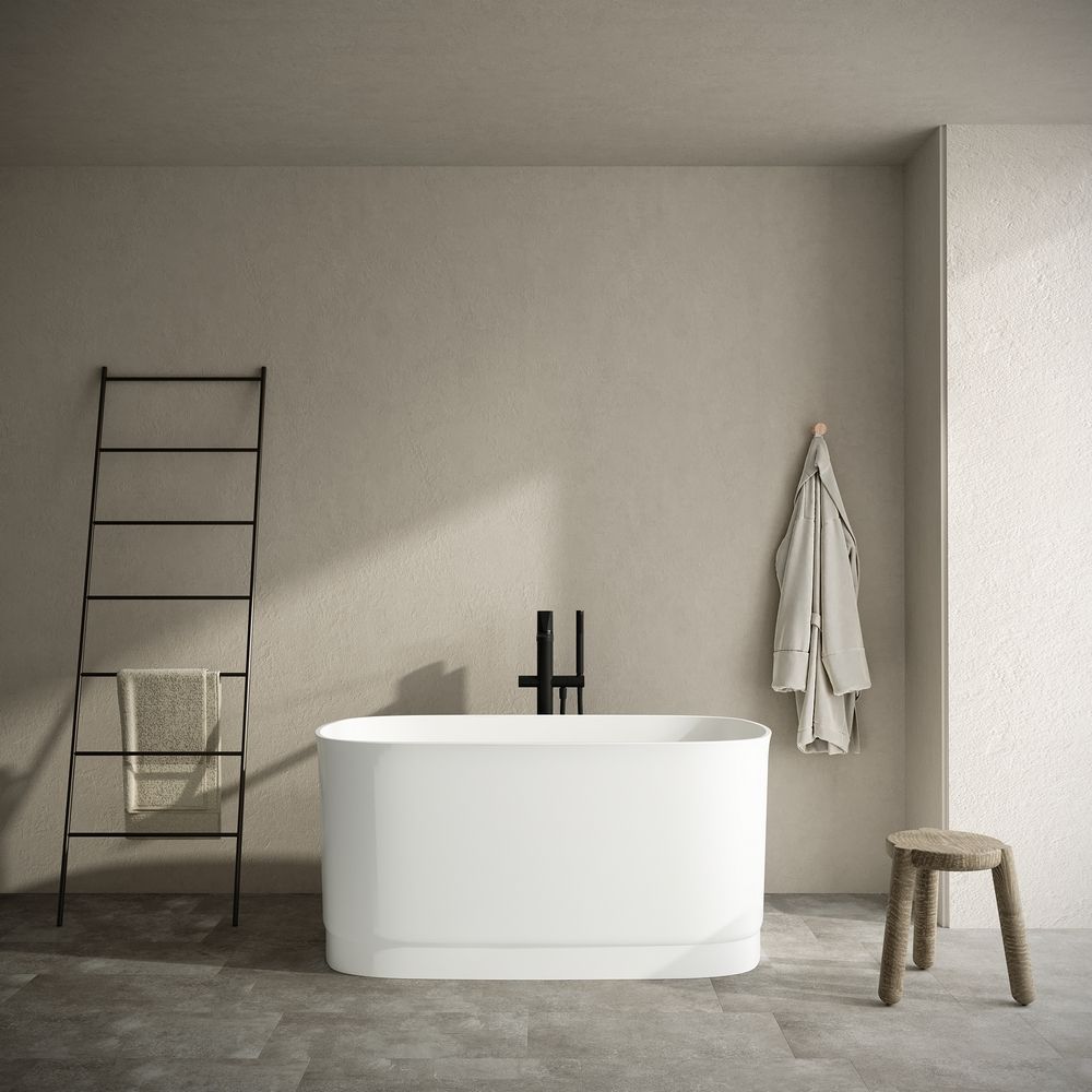 KT - 8409 Modern Minimalist Solid Surface Freestanding Bathtub