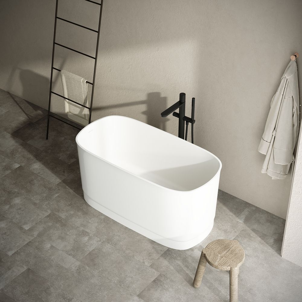 KT - 8409 Modern Minimalist Solid Surface Freestanding Bathtub