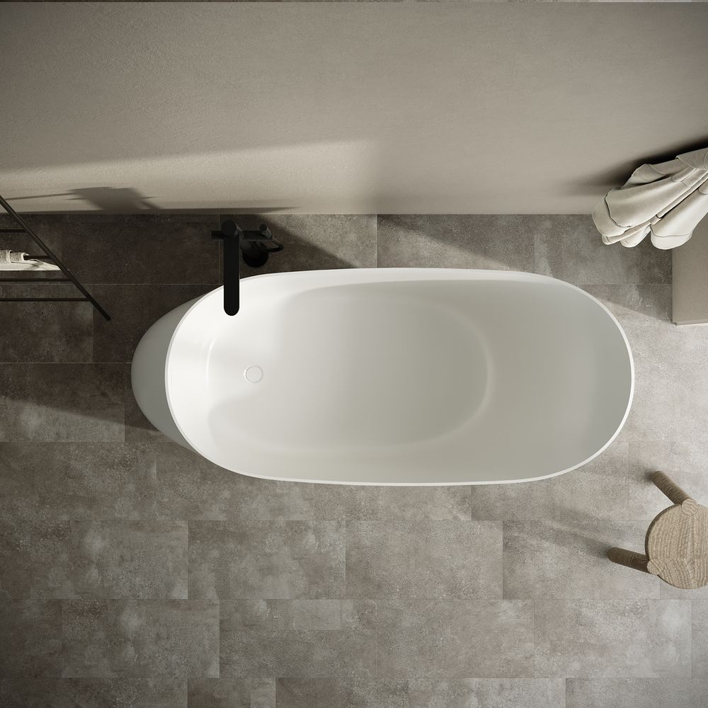 KT - 8410 Artistic Design Solid Surface Freestanding Bathtub