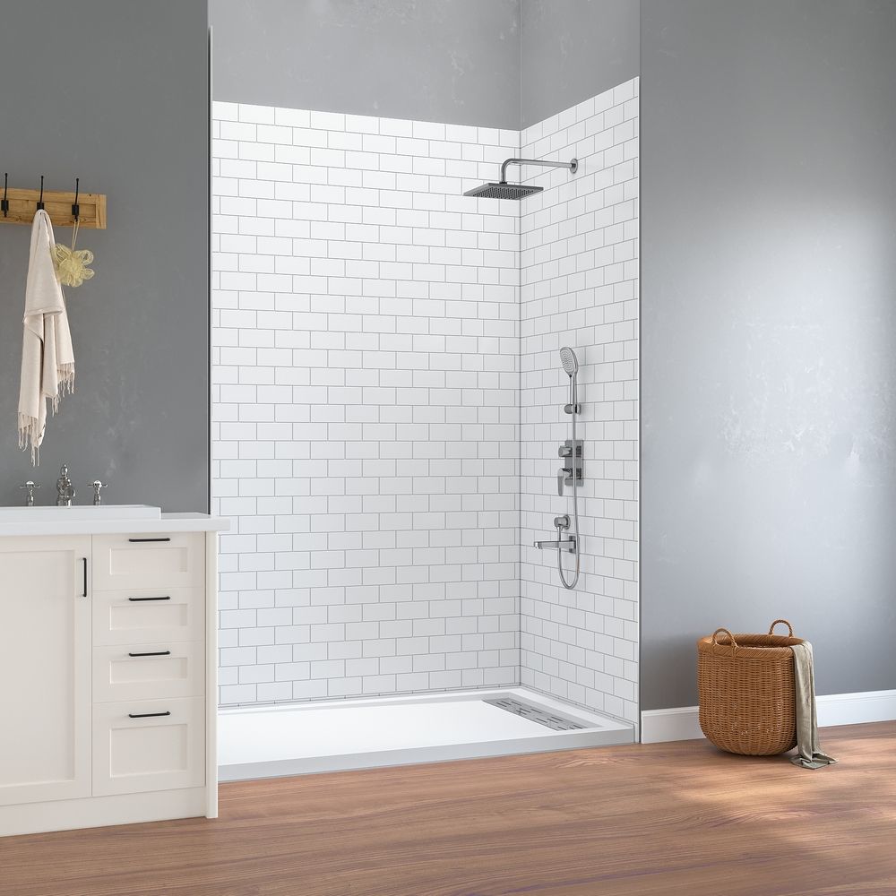 KT-SW004 Wall Mounted Solid Surface Decorative Bathroom Wall Panels