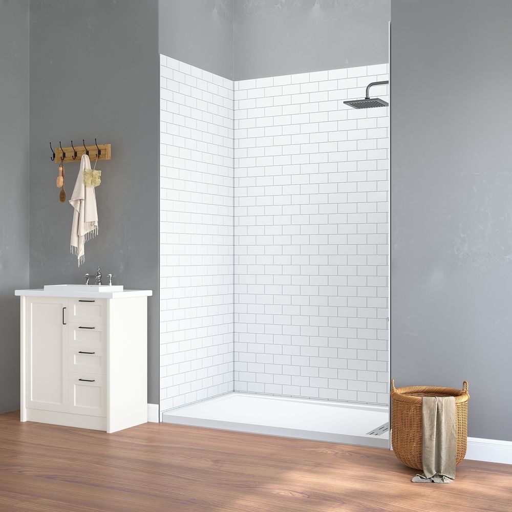 KT-SW004 Wall Mounted Solid Surface Decorative Bathroom Wall Panels