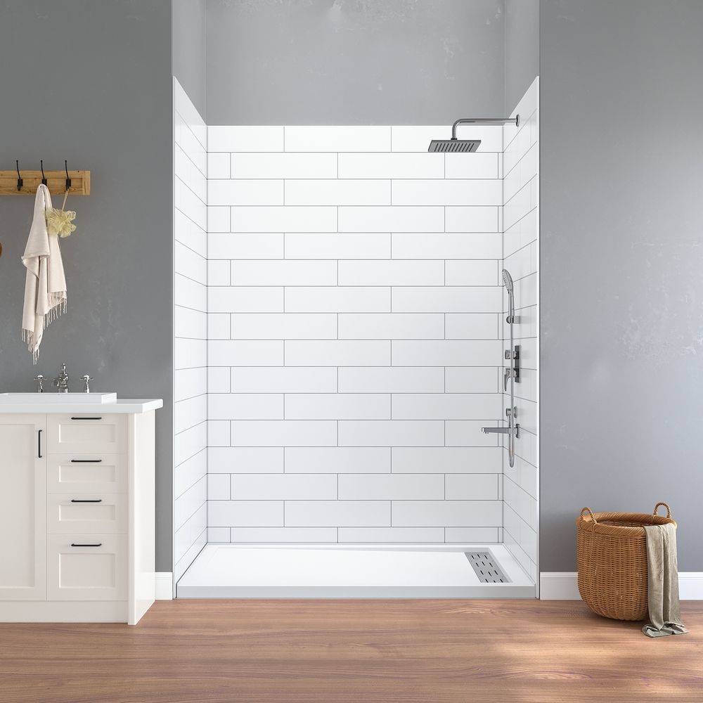 KT-SW004 Wall Mounted Solid Surface Decorative Bathroom Wall Panels