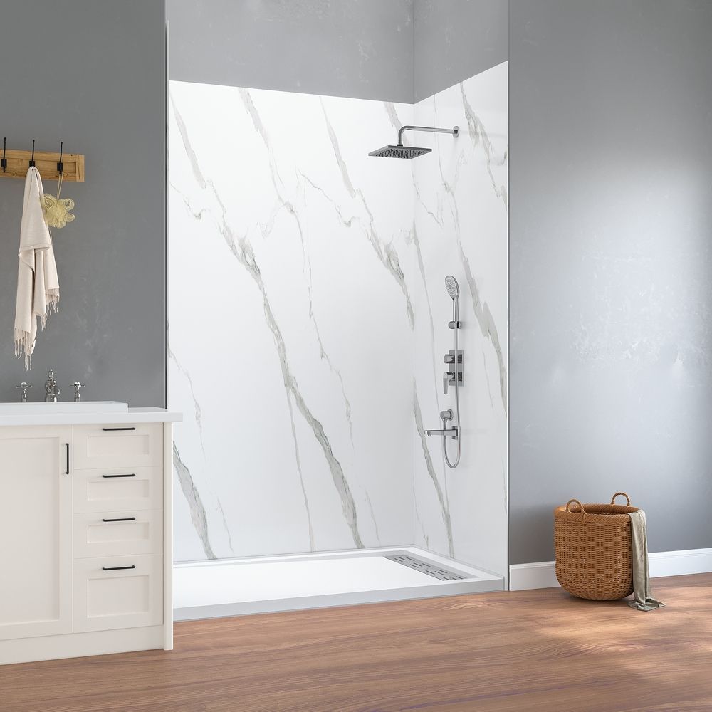 KT‑SW8883 Wall Mounted Solid Surface Decorative Bathroom Wall Panels