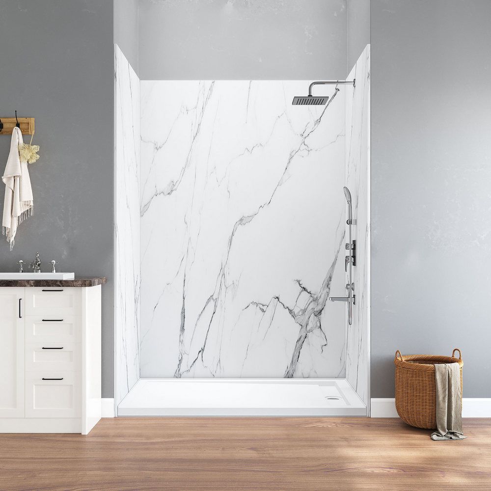 KT‑SW8883 Wall Mounted Solid Surface Decorative Bathroom Wall Panels