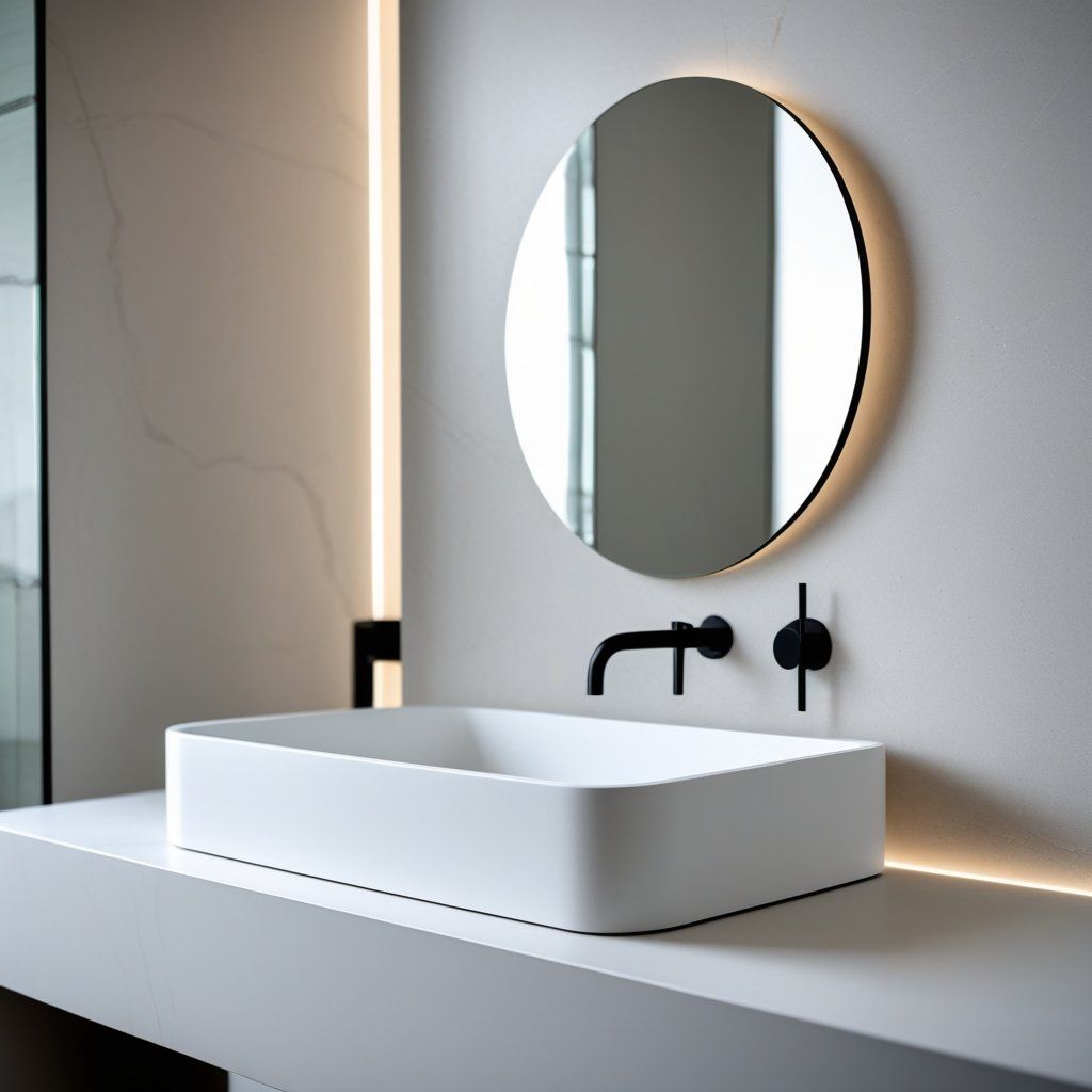The Benefits of Solid Surface Basins for Modern Interiors