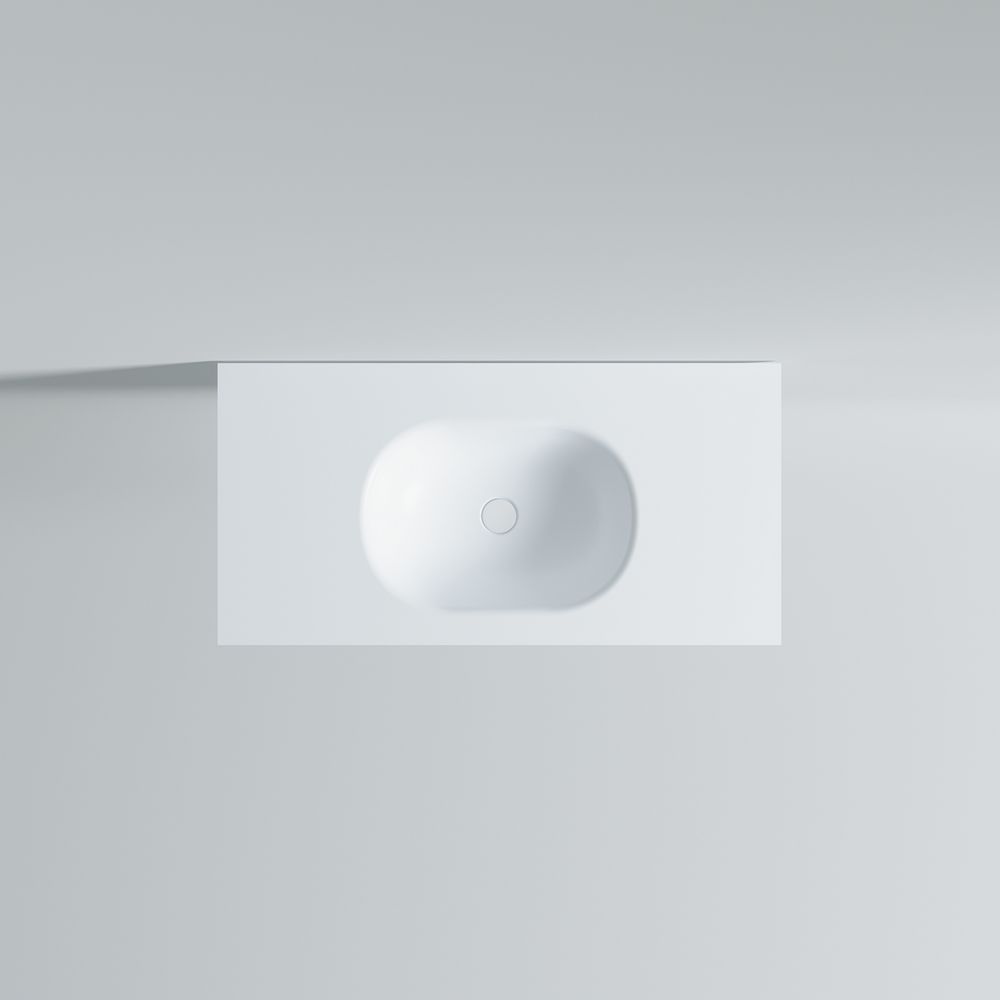 2270 Pure Acrylic Solid Surface Integrated Basin