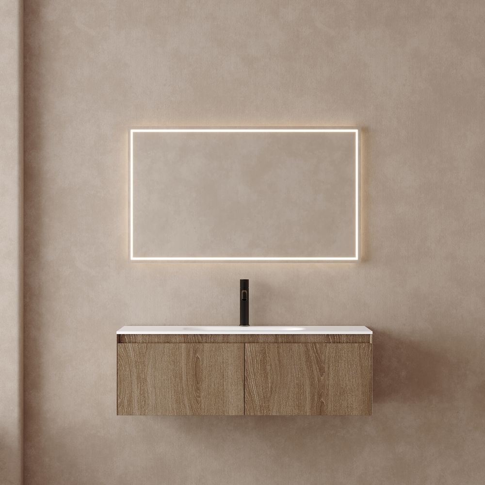 2273 Modern Luxury Solid Surface Integrated Wash Basin