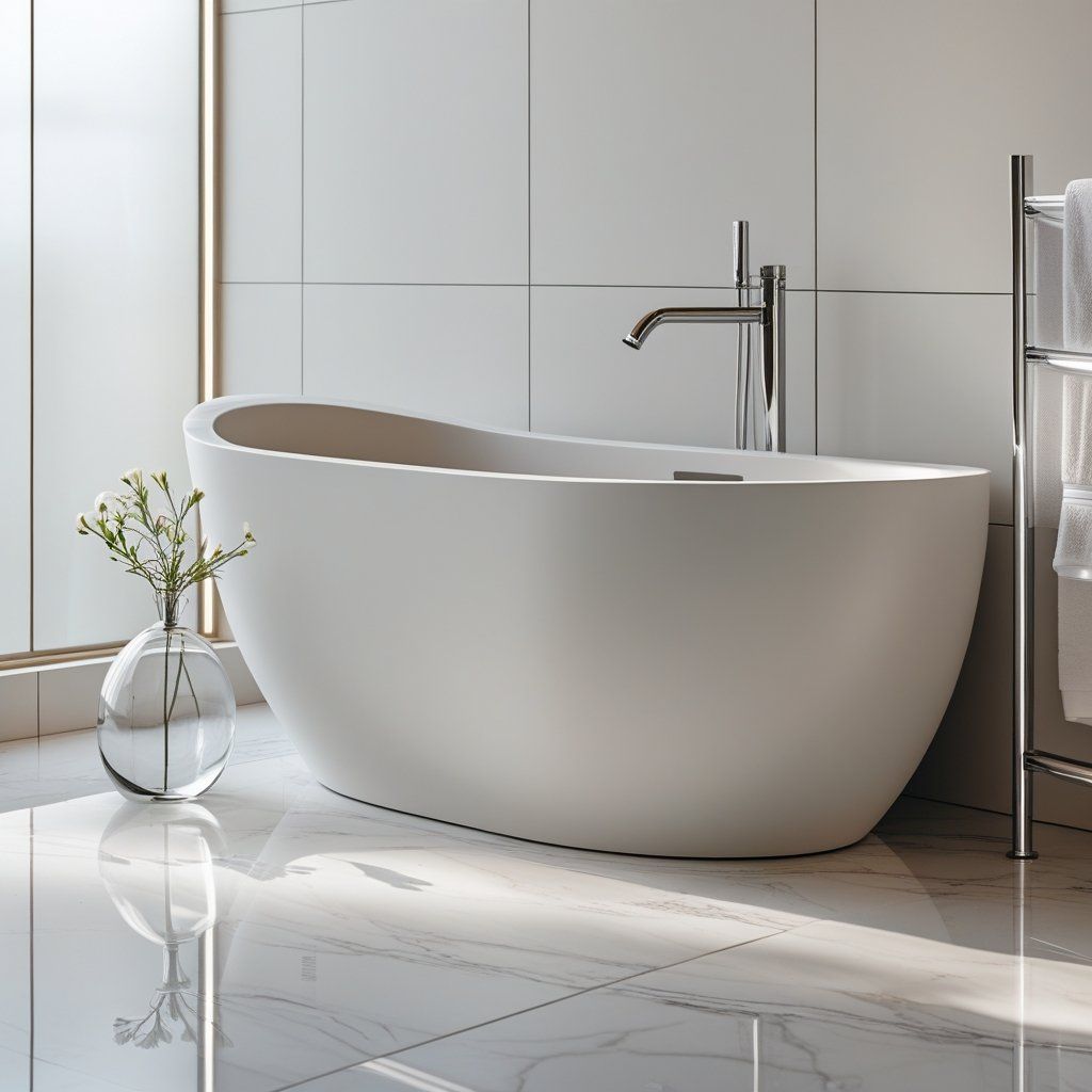 Solid Surface Freestanding Bathtubs: Beauty in Every Curve