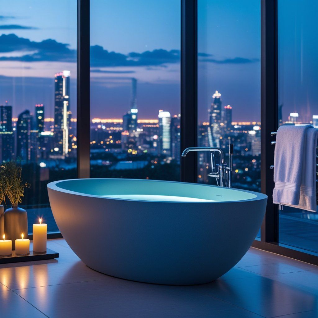 Luxury in Every Curve: The Allure of Solid Surface Bathtubs