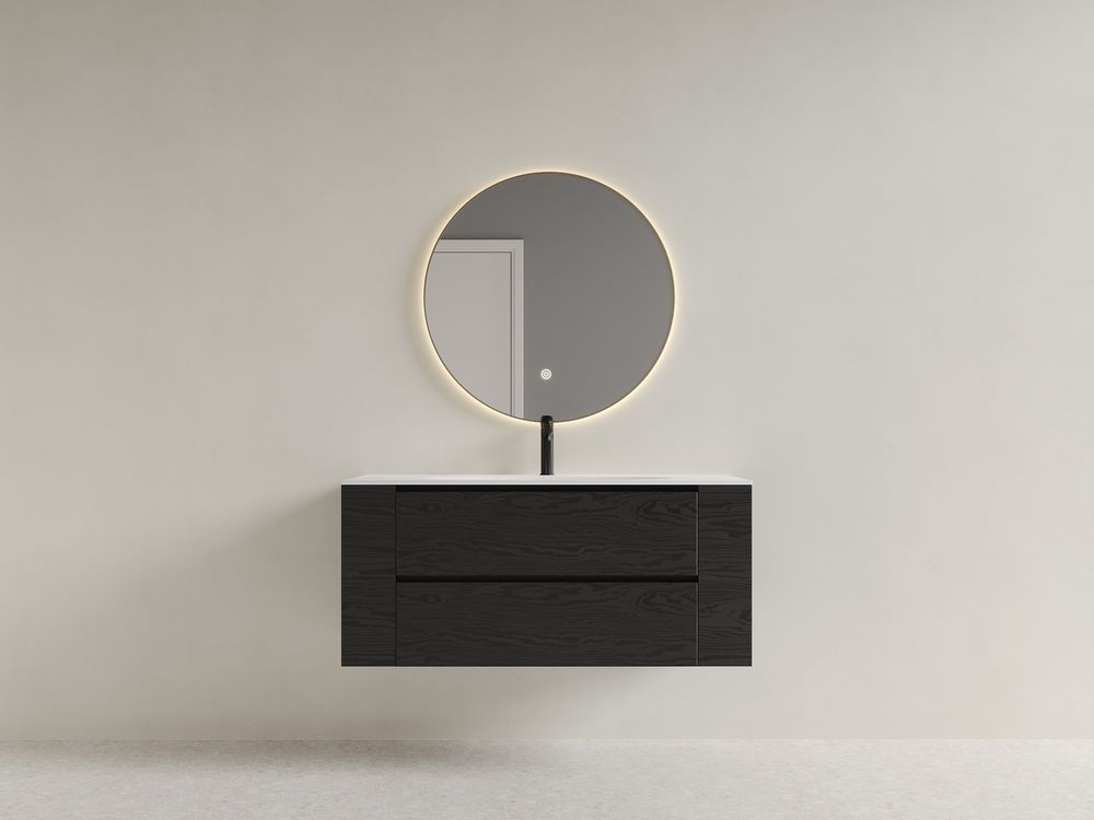 KT-2271 Modern Minimalist Solid Surface Integrated Wash Basin