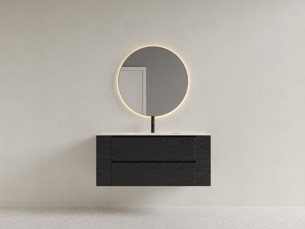 KT-2276 Solid Surface Integrated Basin