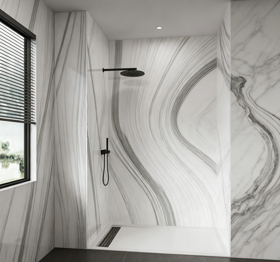 Non-Porous & Hygienic: The Secret Behind Solid Surface Shower Walls