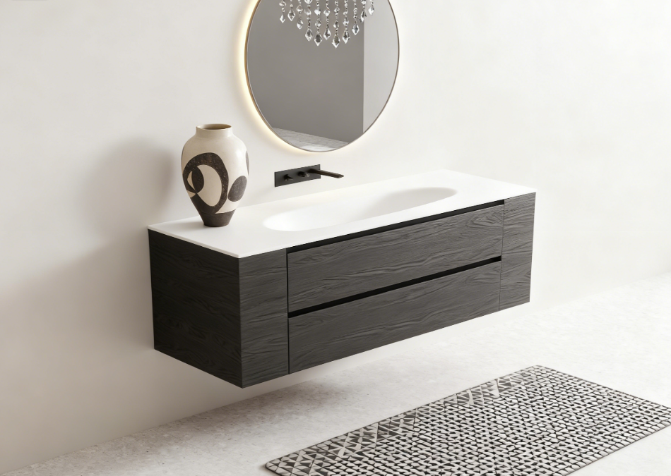 Solid Surface Integrated Basin: Where Design Meets Function