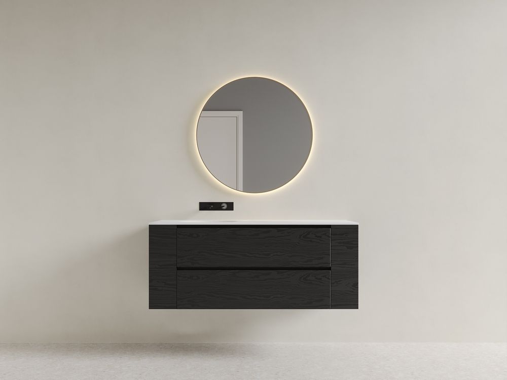 KT-A02 Modern Minimalist Integrated Solid Surface Washbasin