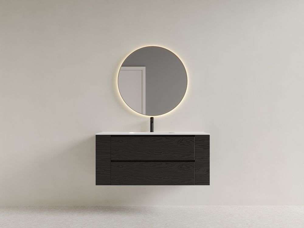 KT-9609 Solid Surface Integrated Basin