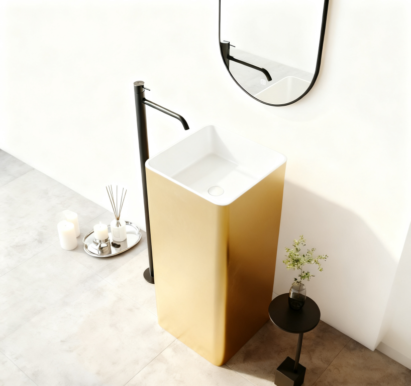 Upgrade Your Bathroom with a Solid Surface Freestanding Basin