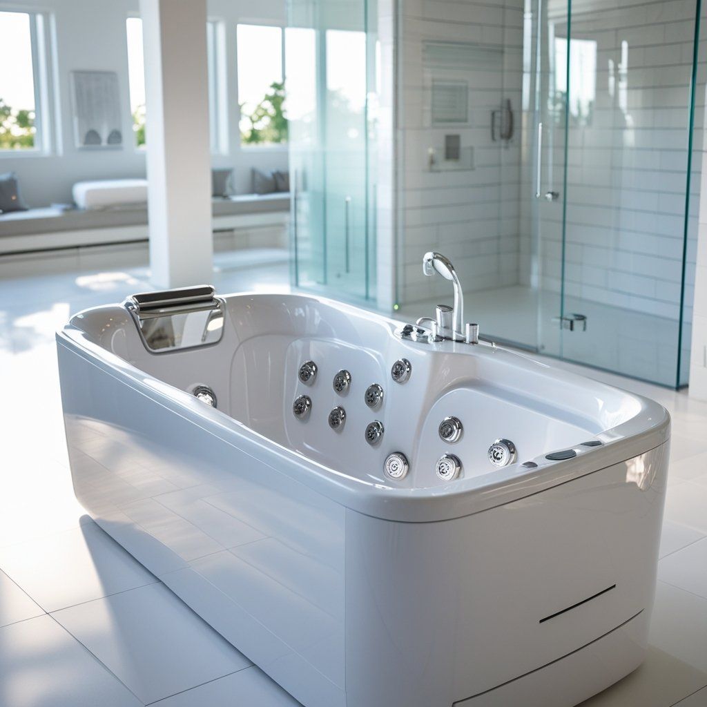 Transform Your Bathroom into a Luxury Spa with an Acrylic Massage Tub