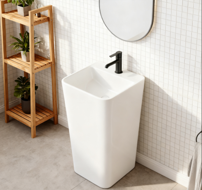Why Solid Surface Freestanding Basins Are Changing Modern Bathrooms