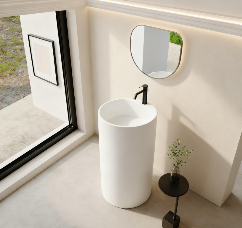 Durable, Elegant, and Hygienic: The Advantages of Solid Surface Freestanding Basins