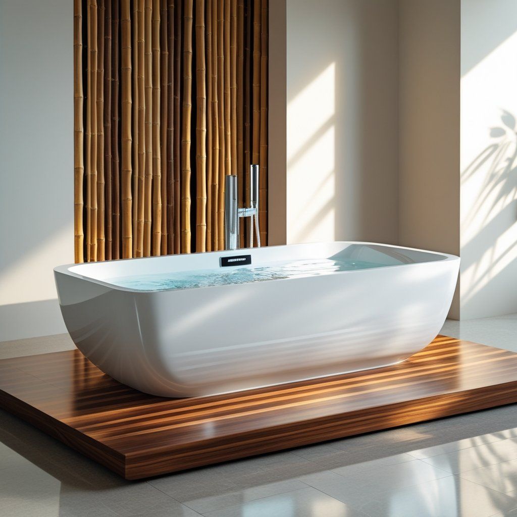 Why Acrylic Massage Bathtubs Feel So Luxurious
